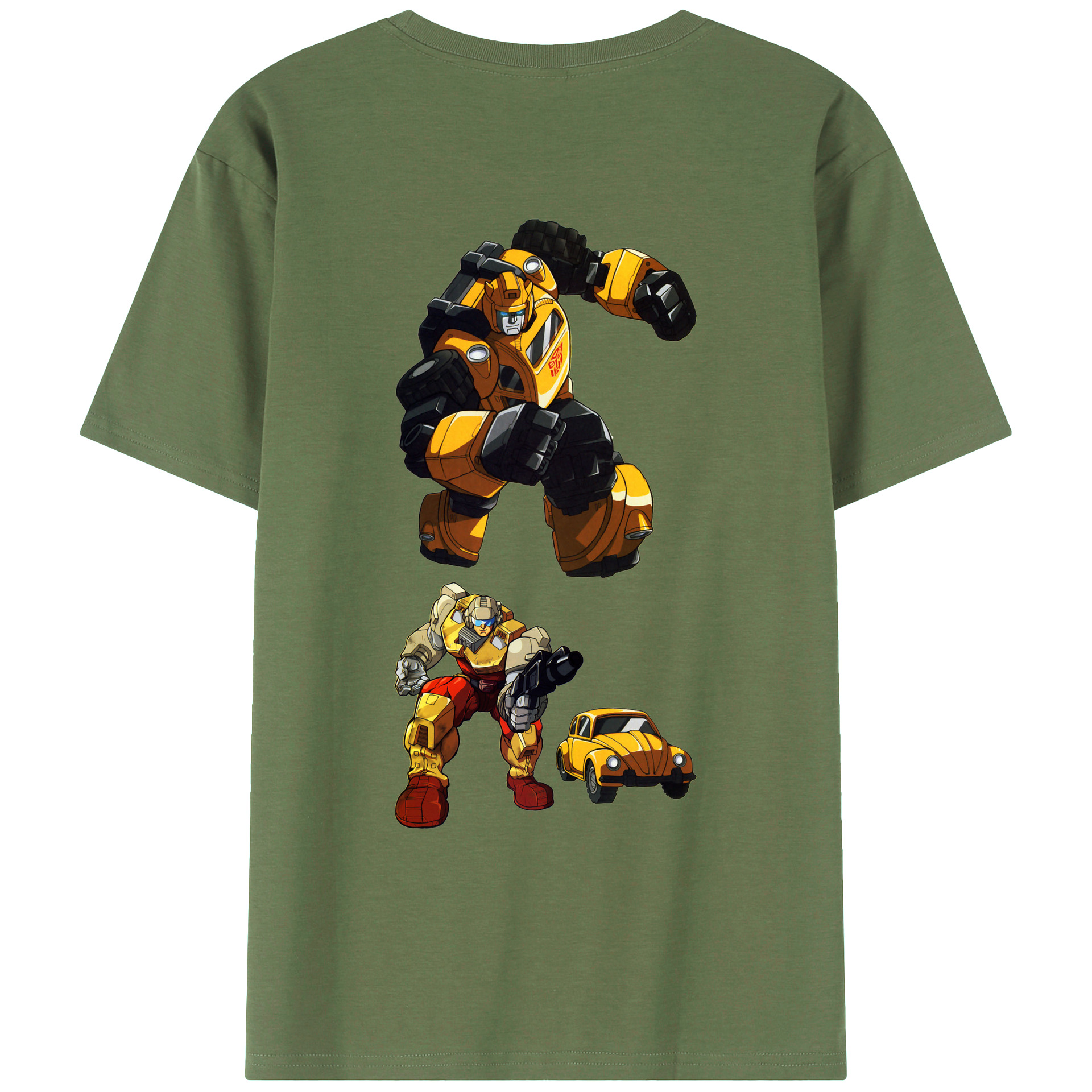 （画像用）  綿100％ メンズ半袖Tシャツ（バックプリント） 通気性